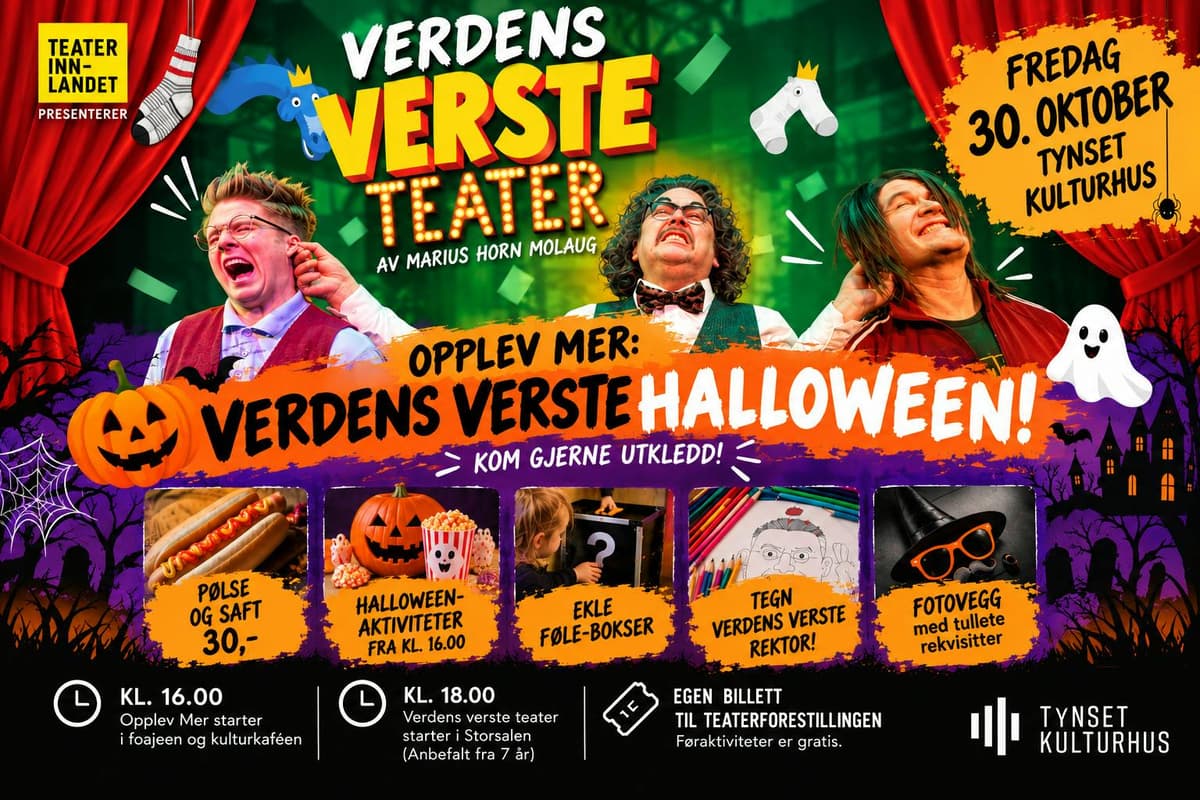 Verdens Verste Halloween // Opplev mer før Verdens Verste Te